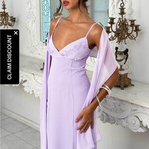 Princess Polly Lavender Maxi Dress